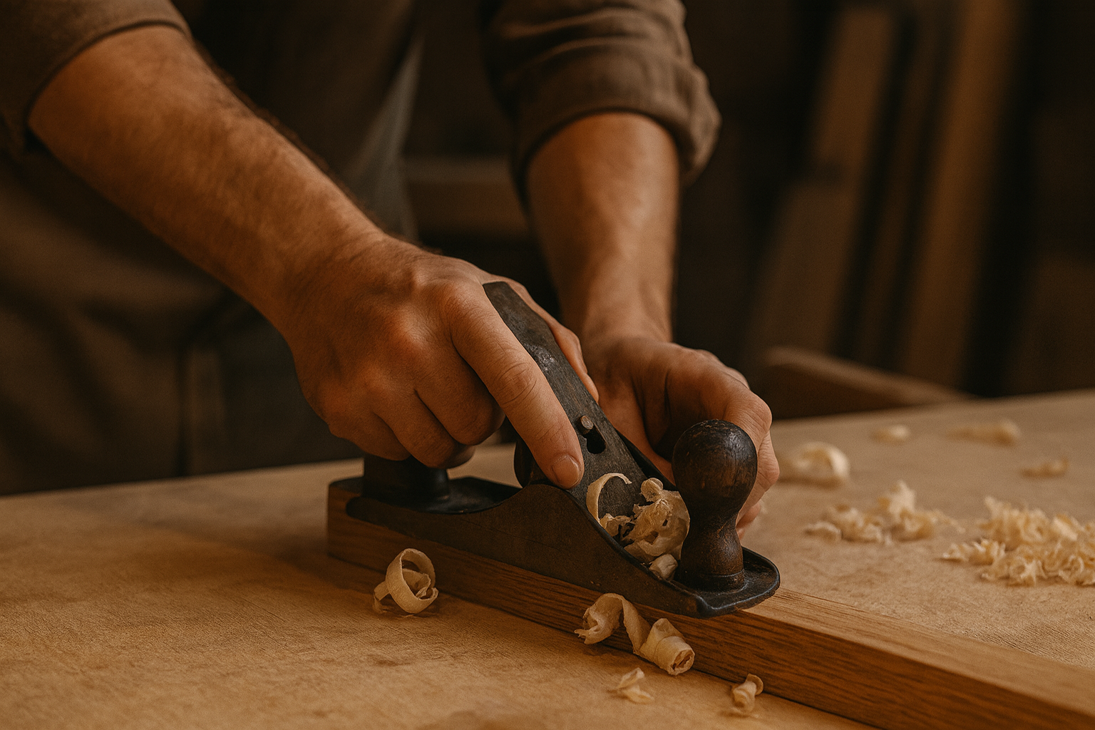 Μαραγκός στο εργαστήριο